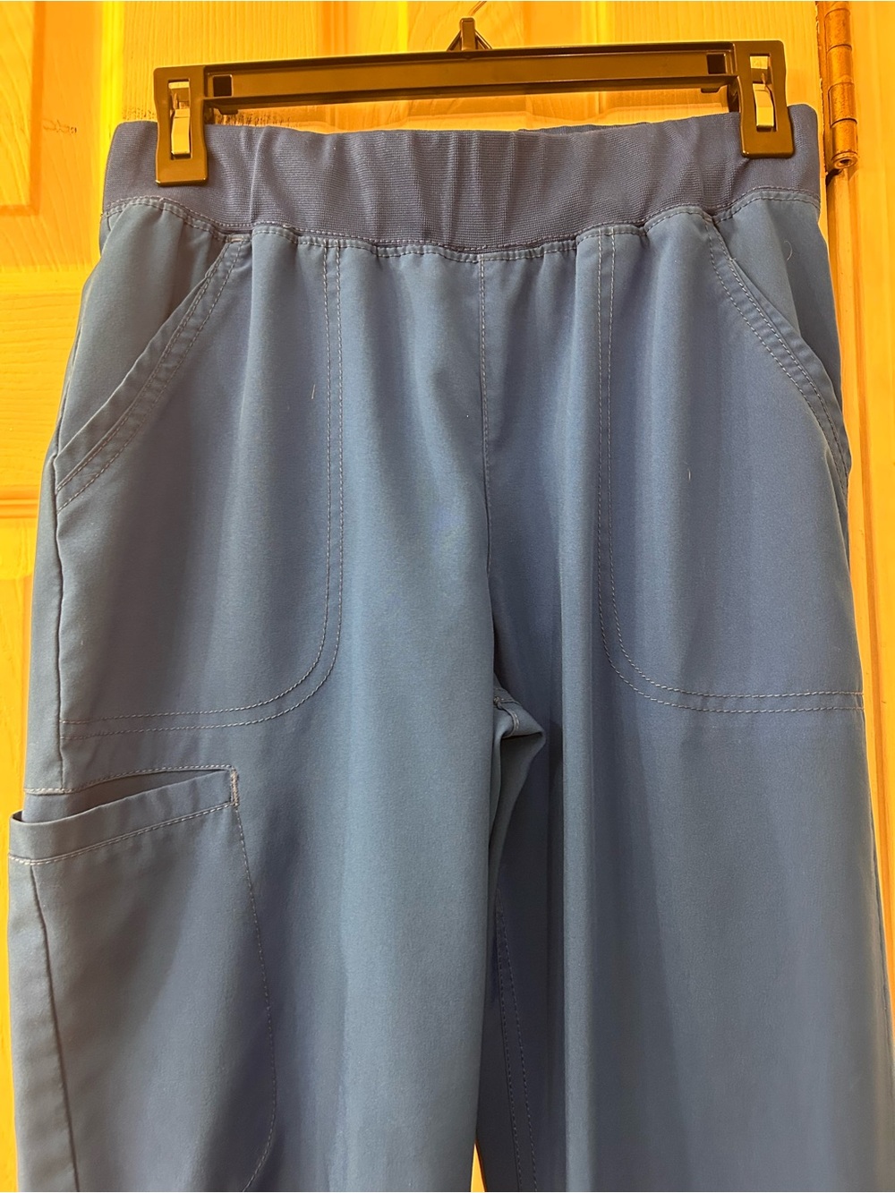 3 (S/S/M) Blue Utility Scrub Pants - Comfortable Workwear - Picture 11 of 13